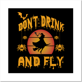 Don't drink and fly Posters and Art